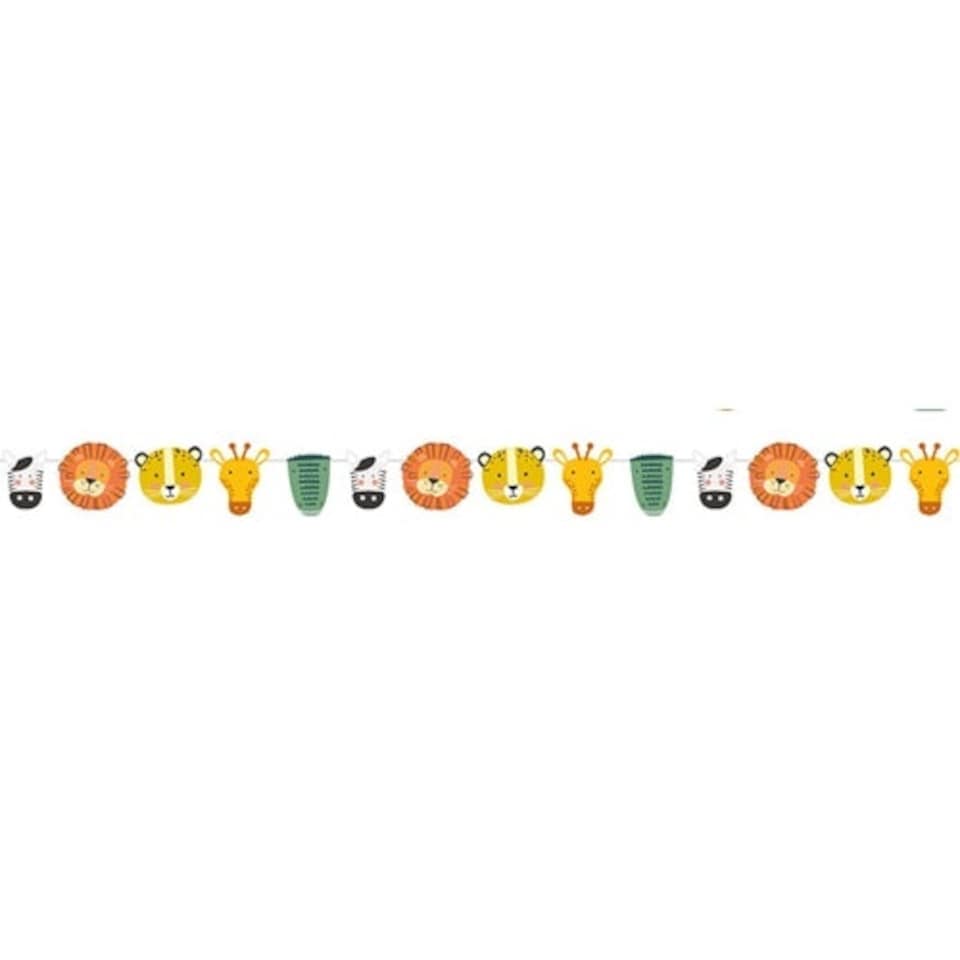 Get Wild Jungle Paper Garland Decoration 300cm