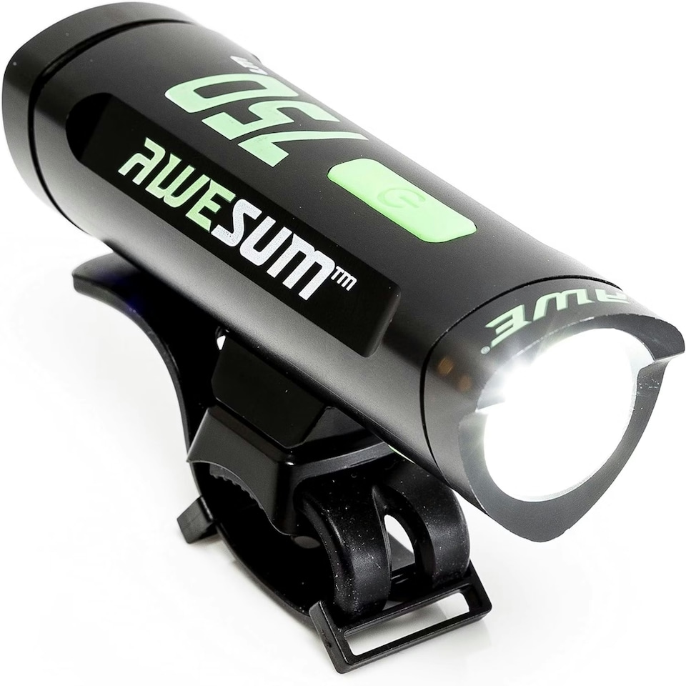 image 1 of AWE AWE750 1 x SUPER BRIGHT 750 Lumens LED Rechargeable Bike Front Light