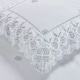 image 5 of Gabrielle Embroidered Floral Duvet Cover Set with Pillowcases Included (White) White | Super King