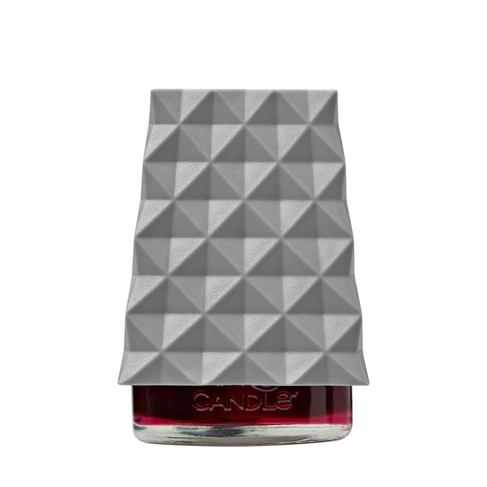 image 1 of Yankee Candle ScentPlug Diffuser | Plug In Air Freshener Base | Silver Faceted Decorative Shade | UK 3 Pin Plug