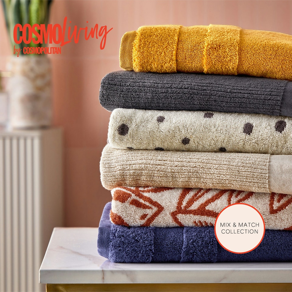 image 1 of Cosmo Living Supersoft Towels 100% BCI Cotton Grey | Charcoal | Bath sheet