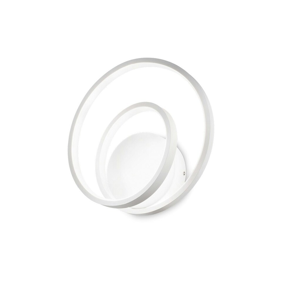 image 1 of OZ Dimmable Swirl Integrated LED Wall Lamp White, 3000K