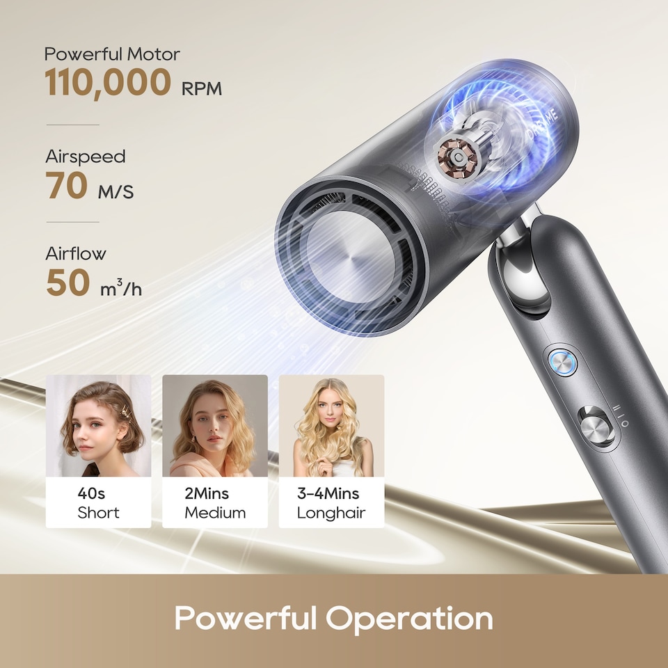 image 1 of Dreame Pocket Pro Hair Dryer