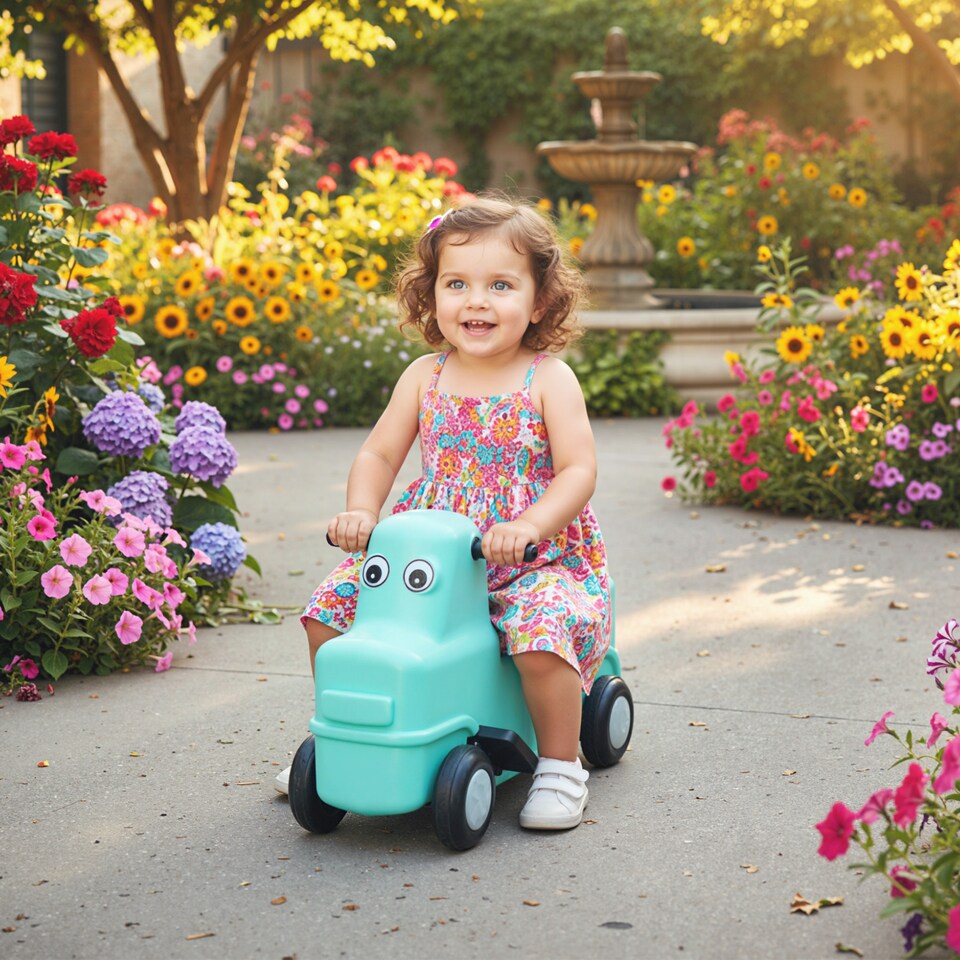 image 1 of AIYAPLAY 3(m) Up and Down Rollercoaster for Kids, 4 Pieces Toddler Roller Coaster Ride-on with Non-Slip Steps, Ride On Push Car with Handles, Indoor Outdoor Play, for Ages 2-5 Years, Orange | Orange