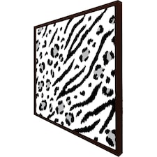 Zebra & leopard print (Picture Frame) Brown | S
