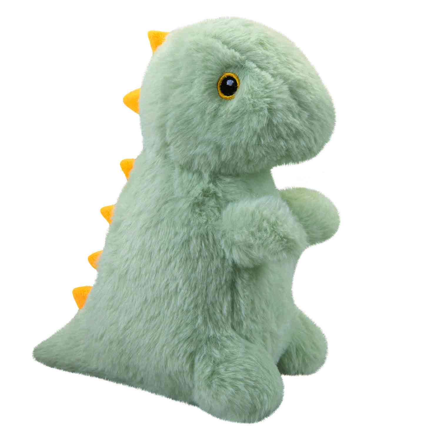 PMS Orange Triceratops Plush Toy - 100% Recycled Materials