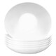 image 1 of Bormioli Rocco Prometeo Oval Glass Soup Plates - 23cm - White - Pack of 6 White