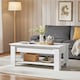 image 2 of Yaheetech Lift Top Coffee Table with Storage Shelf
