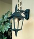 image 2 of Chapel 1 Light Outdoor Wall Lantern Light Black IP44, E27