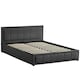 image 9 of Vida Designs Vanita 5ft King Size Ottoman Bed Storage Fabric Upholstered, Dark Grey, 150 x 200cm