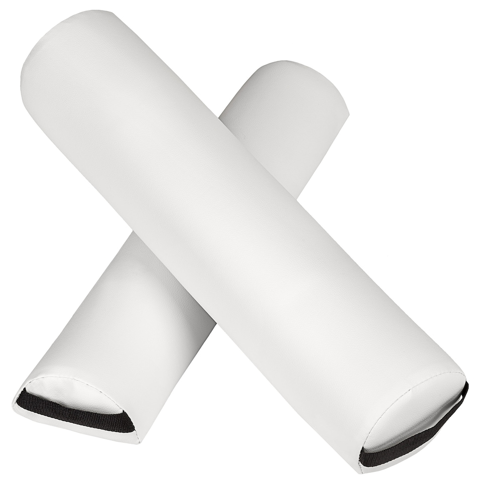 image 1 of Massage Bolster Set - full roll and half roll | White | white | 64 x 8 cm | 1