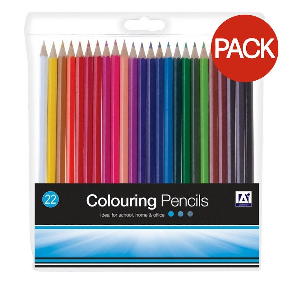 Anker Assorted Colouring Pencils (Pack Of 22) - Multicoloured - One Size