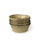 image 1 of Scandi Home Set of Four 17.5cm Oslo Oatmeal Artisan Glaze Ceramic Bowls Brown