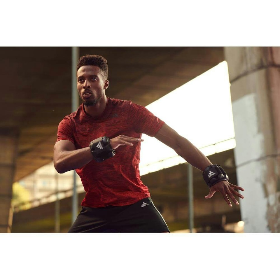 image 1 of Adidas Performance Ankle Wrist Weights 2 x 1kg