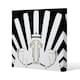 image 1 of Art Deco Skyscraper in Black & White (Canvas Print) 127 x 127 x 4cm