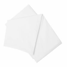 Belledorm Brushed Cotton Extra Deep Fitted Sheet - White - Double