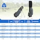image 8 of COSTWAY Men's Complete Golf Clubs Package Set 10 Pieces Grey