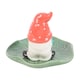 image 2 of Something Different Gonk Lily Pad Incense Holder - White/Green/Red - One Size