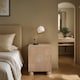 image 4 of Austin Bedside Table - Solid Wood - L40 x W45 x H50 cm - Brown