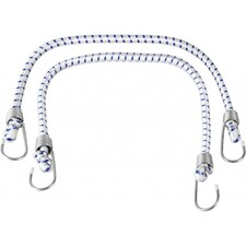 SupaTool Bungee Cord Set With Metal Hooks - White - 900 x 12mm