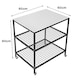 image 2 of Outdoor Pizza Oven and BBQ Table with Wheels for Ooni Dallonda Nero Fresh Grills | Multi