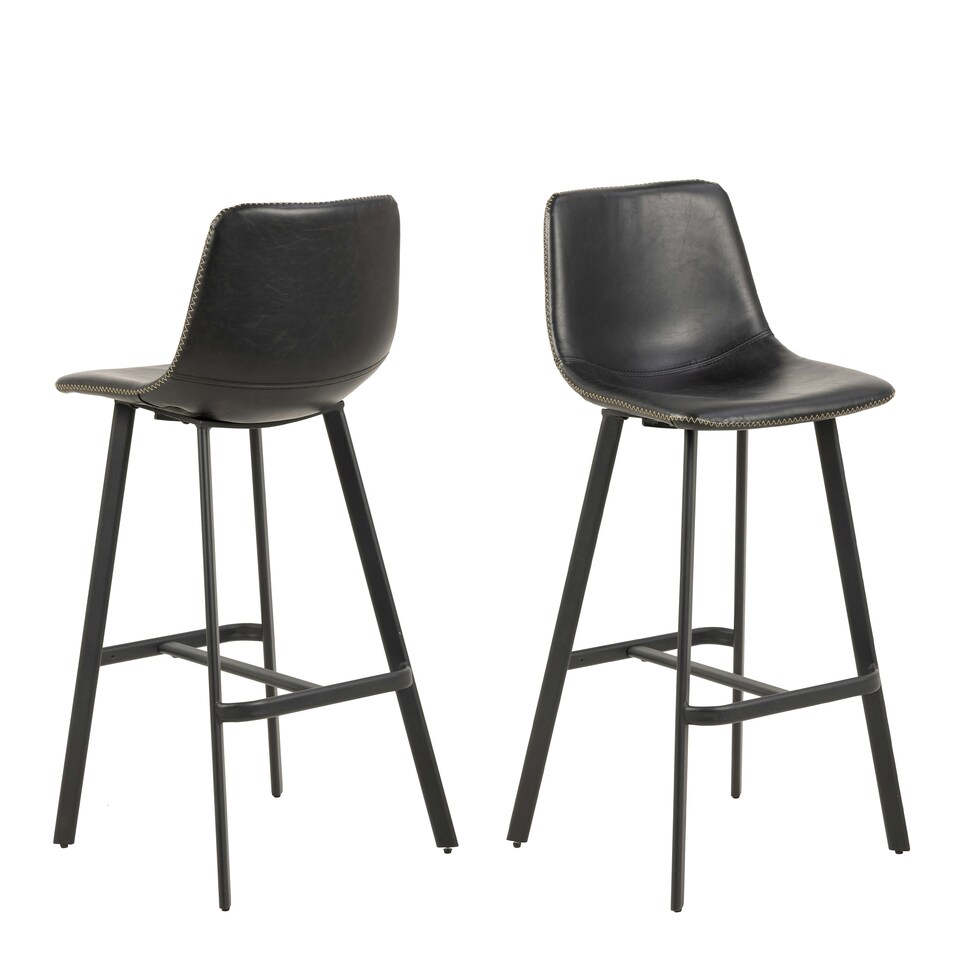 image 1 of I_Oregon Bar Chair in Black One Supplied