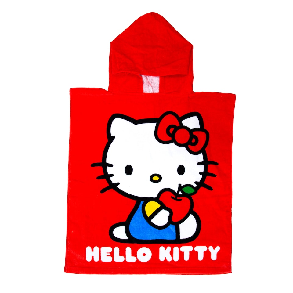 image 1 of Hello Kitty Cheeky Towel Poncho