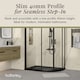 image 4 of Balterley Premium Quadrant Shower Tray | Grey | Grey Slate | 1
