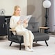 image 2 of HOMCOM Click Clack 2 Seater Sofa Bed for Living Room, Guest Room, Dark Grey Grey | grey