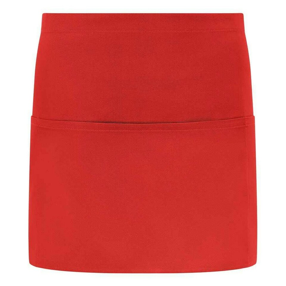 image 1 of Brand Lab Unisex Adult Short Apron - Red - One Size