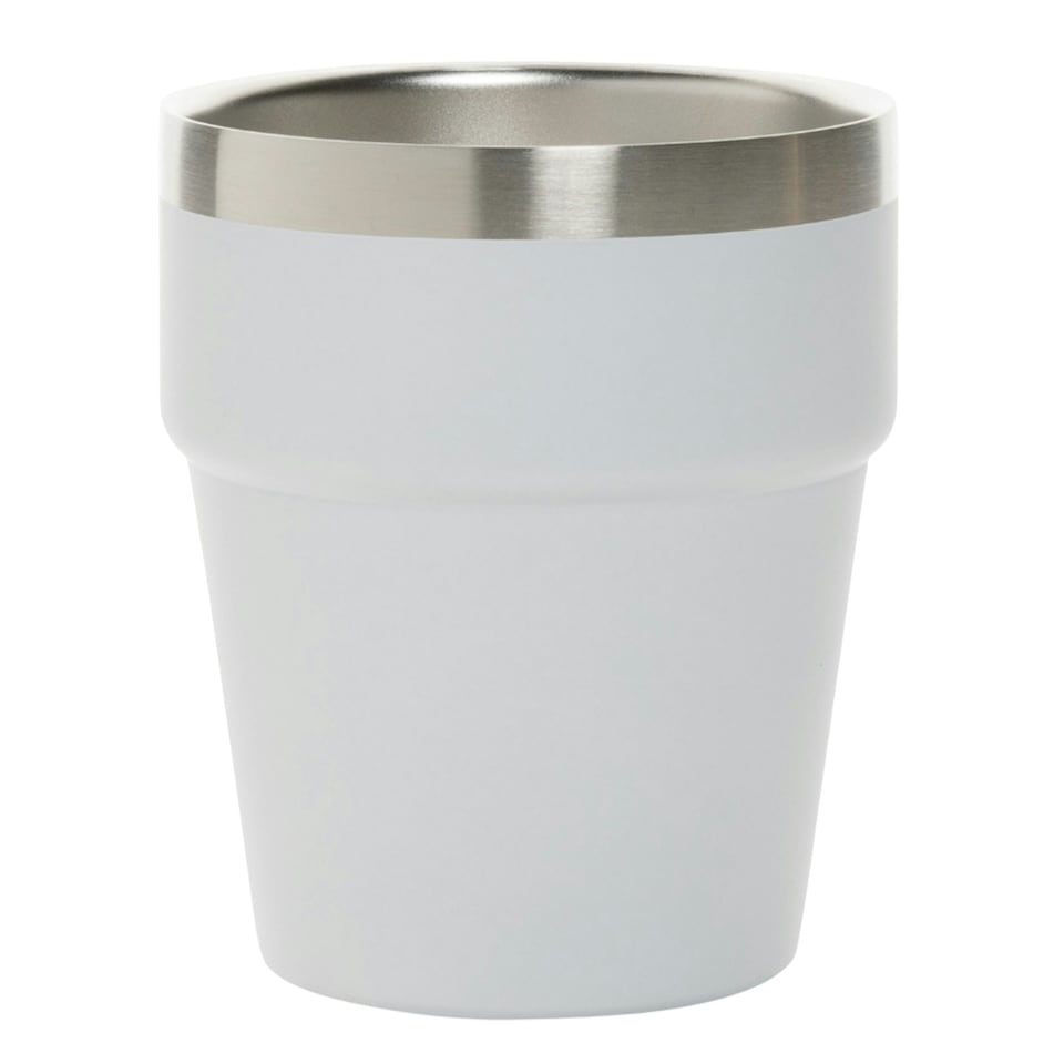 image 1 of XD Collection Clark Double Wall 300ml Cup - White - One Size