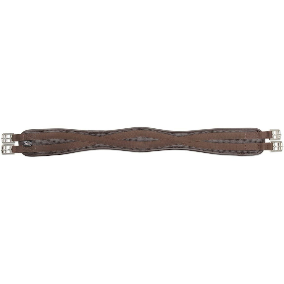image 1 of Shires Anti-Chafe Horse Girth - Brown - 48in