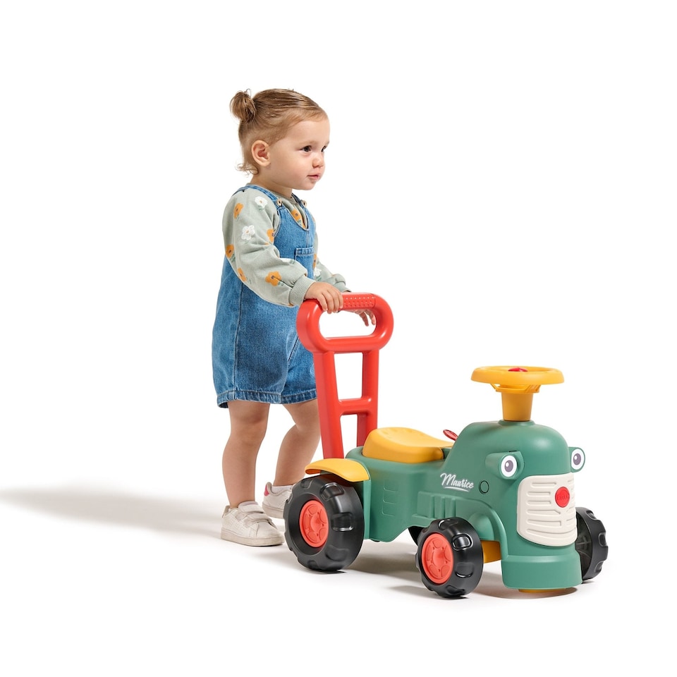 image 1 of Falk Maurice Vintage Baby Green Tractor