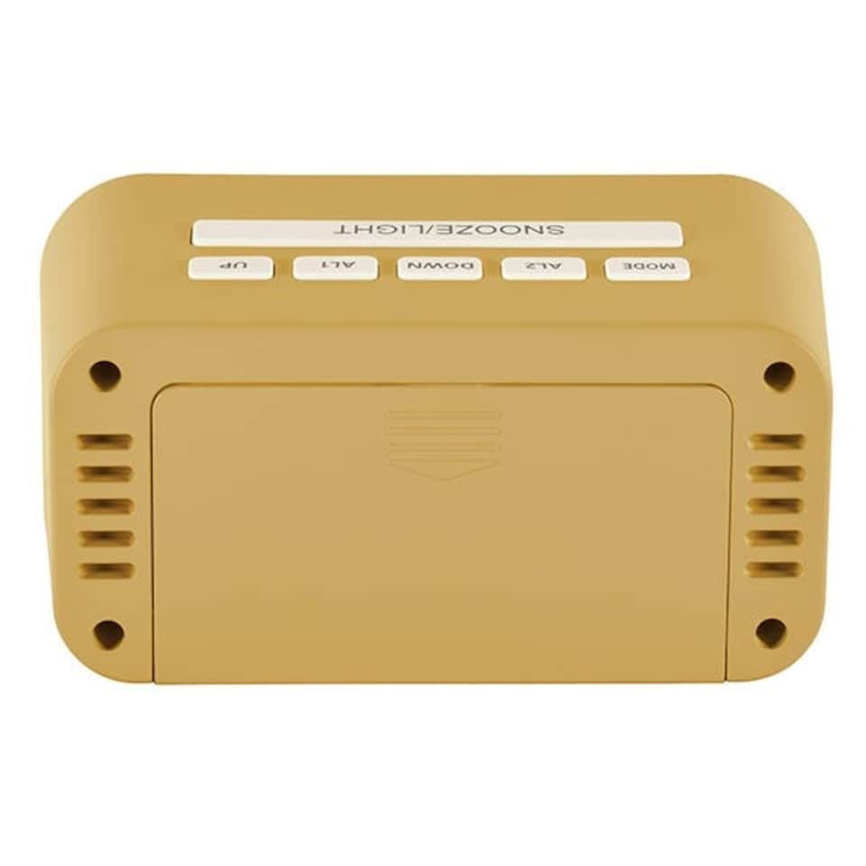 image 1 of Acctim Alta Alarm Clock Mustard