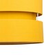 image 3 of Ochre Layered Easy Fit Drum Light Shade | Yellow | Large | 1