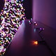 image 2 of 50 LED 5m Premier Christmas Indoor Outdoor Multi Function Battery Operated String Lights with Timer in Rainbow