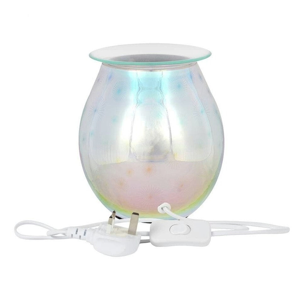 image 1 of Something Different Starburst Electric Oil Burner (UK Plug) - Transparent - One Size