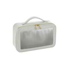Bagbase Boutique Clear Window Travel Pack - Soft Grey - One Size Grey