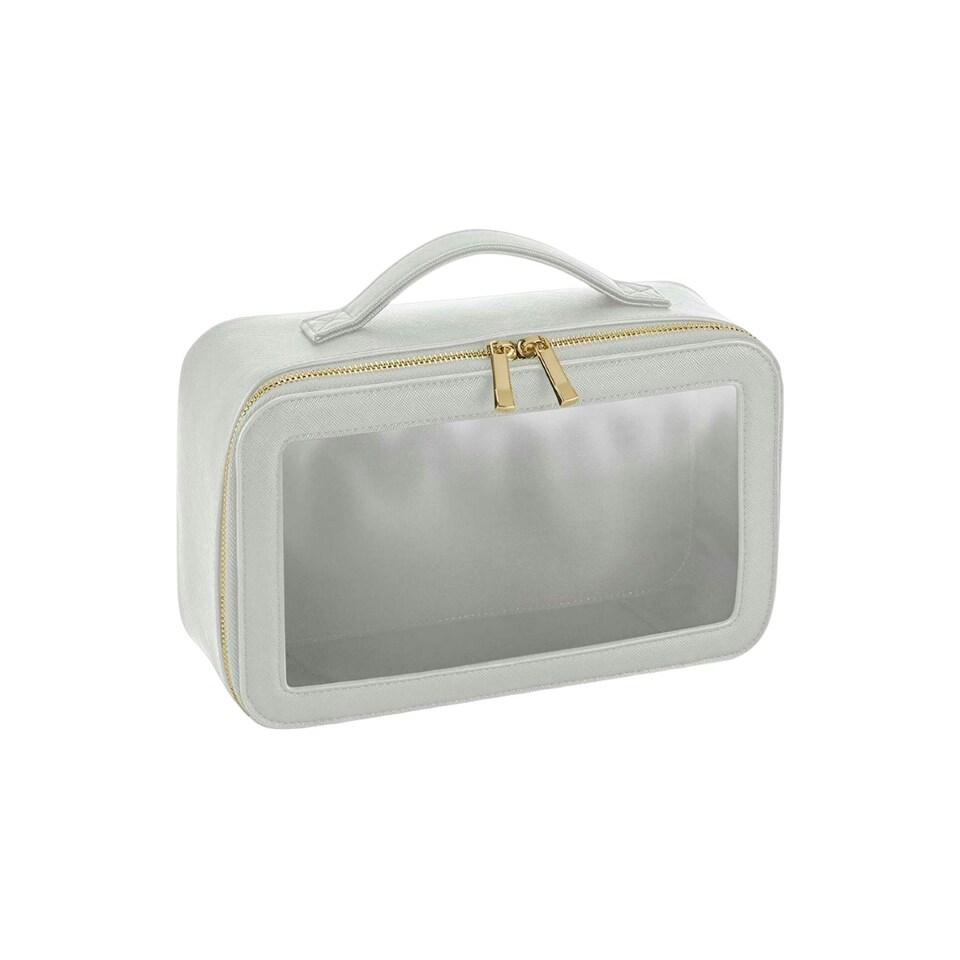 Bagbase Boutique Clear Window Travel Pack - Soft Grey - One Size Grey
