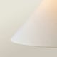 image 4 of ValueLights Margot White Marble Base Floor Lamp with a Linen Tapered Lampshade - Bulb Included Cream
