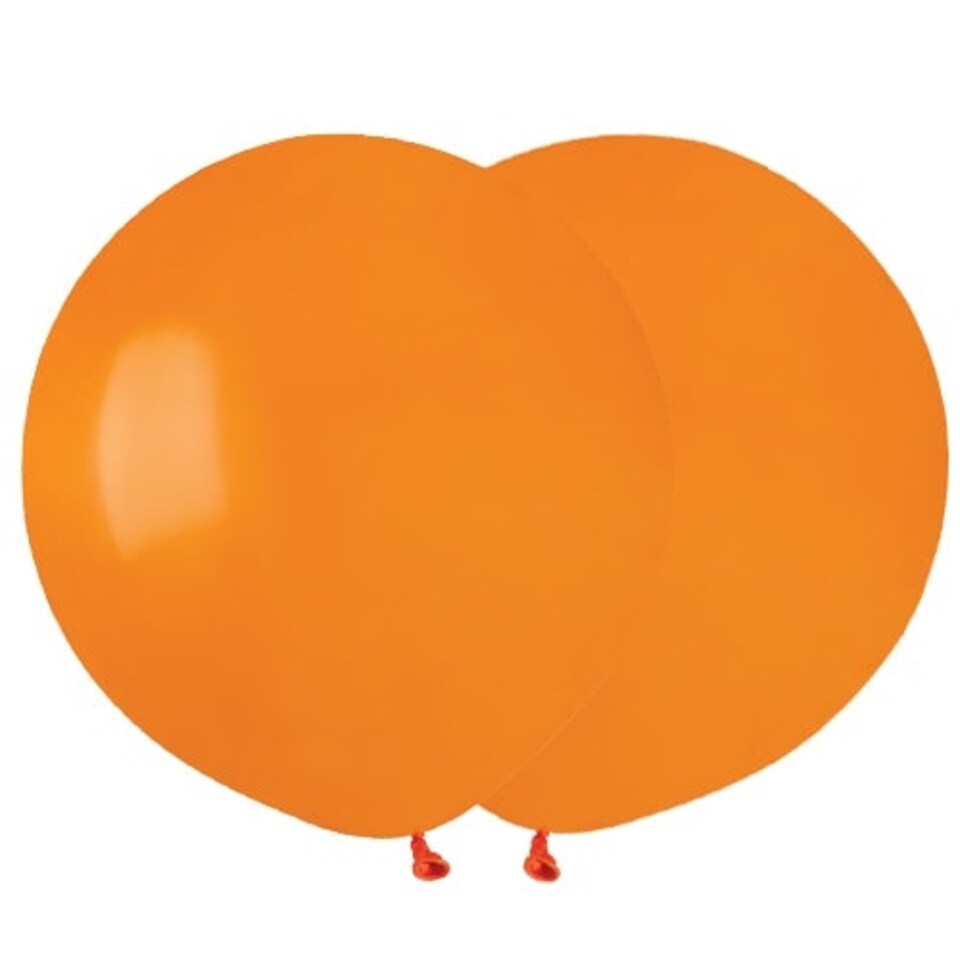 Orange Biodegradable Latex Balloons 48cm / 19 in - Pack of 25