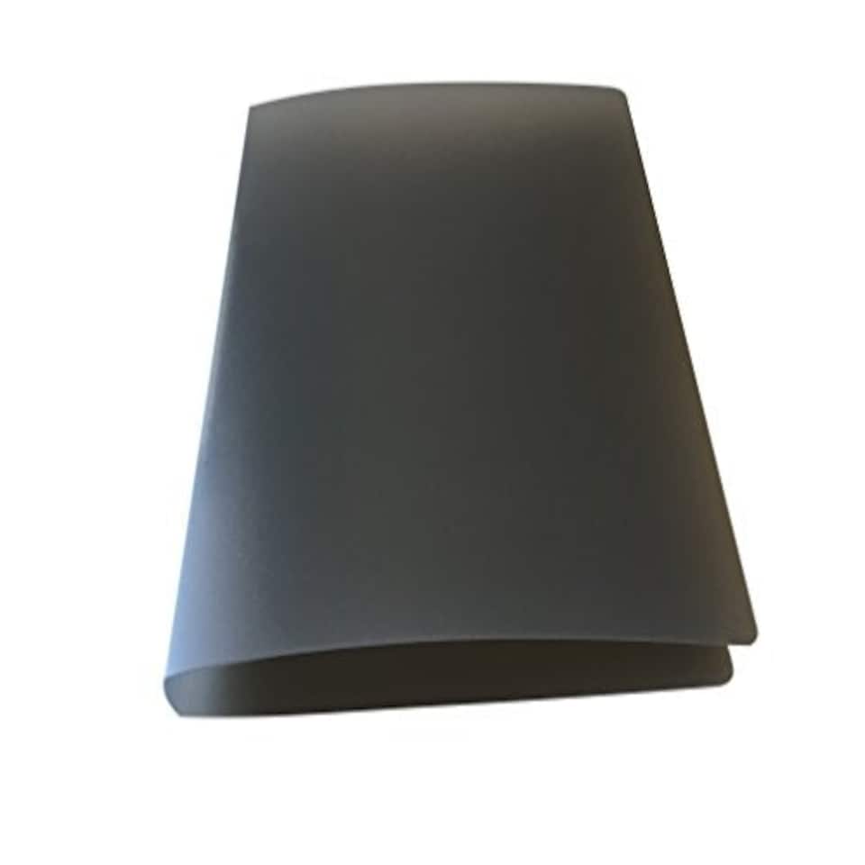 image 1 of Pack of 10 A5 Slim Black Translucent Ringbinders by Janrax