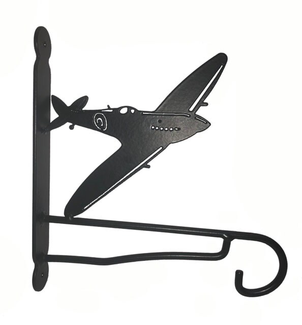 Poppyforge Spitfire Feature Bracket - Steel - W30.5 x H33 cm - Black