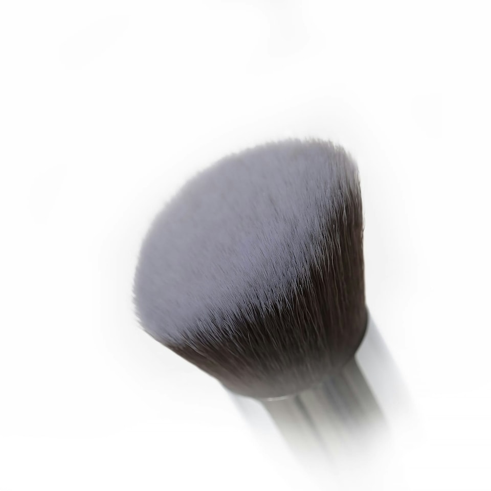 image 1 of Nanshy Angled Airbrush Makeup Brush Black