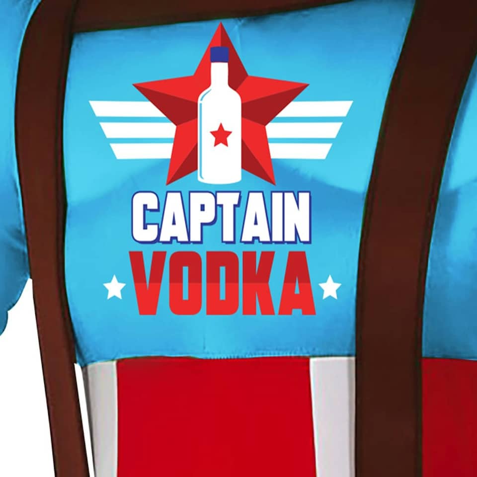 image 1 of Fancy Dress Adult Captain Vodka - L