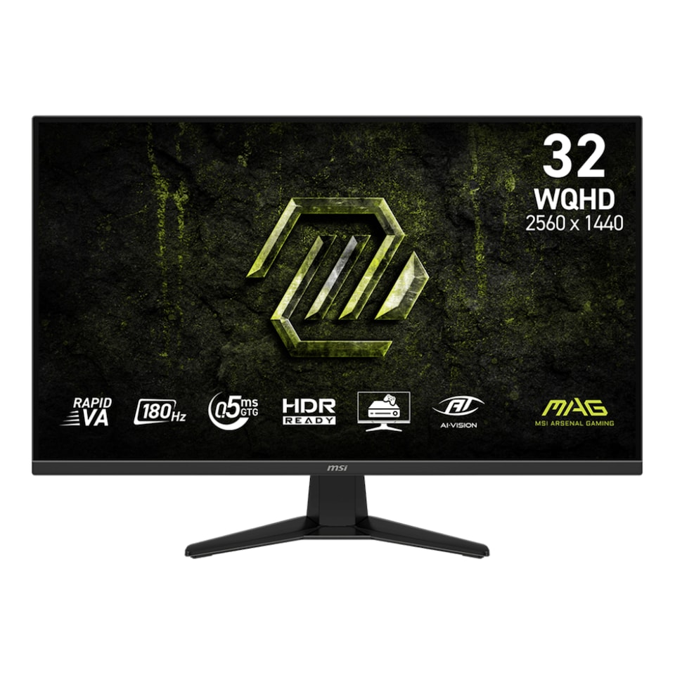 image 1 of MSI MAG 325QF E18V 32-Inch Rapid VA QHD 180Hz 0.5ms HDMI Displayport Gaming Monitor