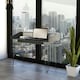 image 2 of Core Products Dallas Home Office Desk With Hairpin Legs, H90.0cm x W120.1cm x D55.2cm White