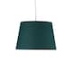image 3 of Set of 2 Dark Green 23cm Tapered Cylinder Pendant or Lamp Shades | Green | Medium | 2