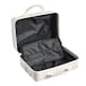 image 4 of Living and Home Portable Plastic Makeup Case for Travel White | Personal Item