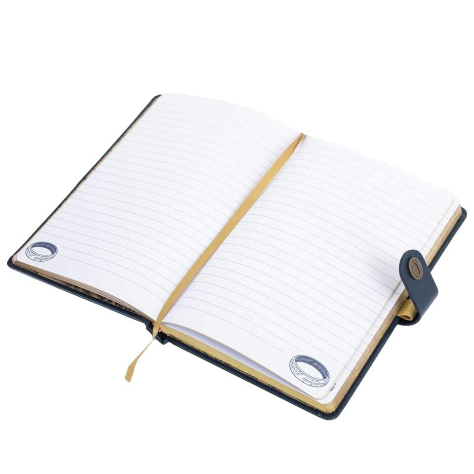 image 1 of The Lord Of The Rings Premium Notebook - Blue/Gold - One Size